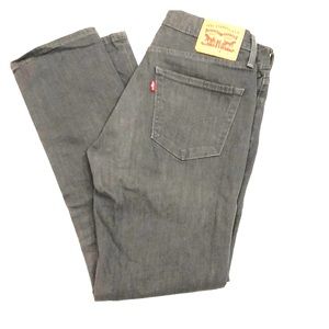 Mens Levi’s 511 Slim Fit Jeans Grey 33x30